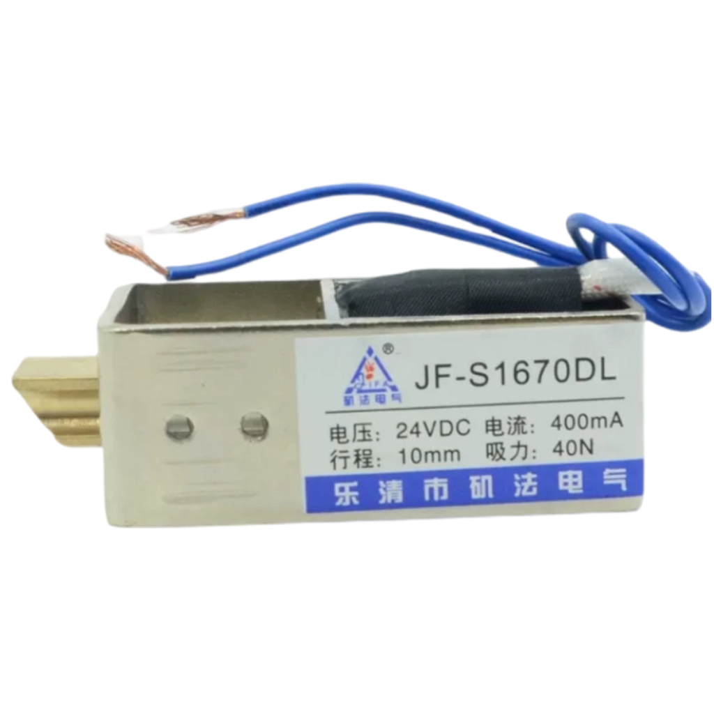 Home Security Safe - Kunci Listrik DC 12V/24V Solenoid Linear
