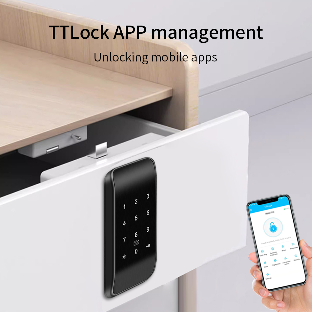Door Lock Smart Keypad - Aplikasi TTLOCK Kunci Kabinet Pintar 13.56Mhz