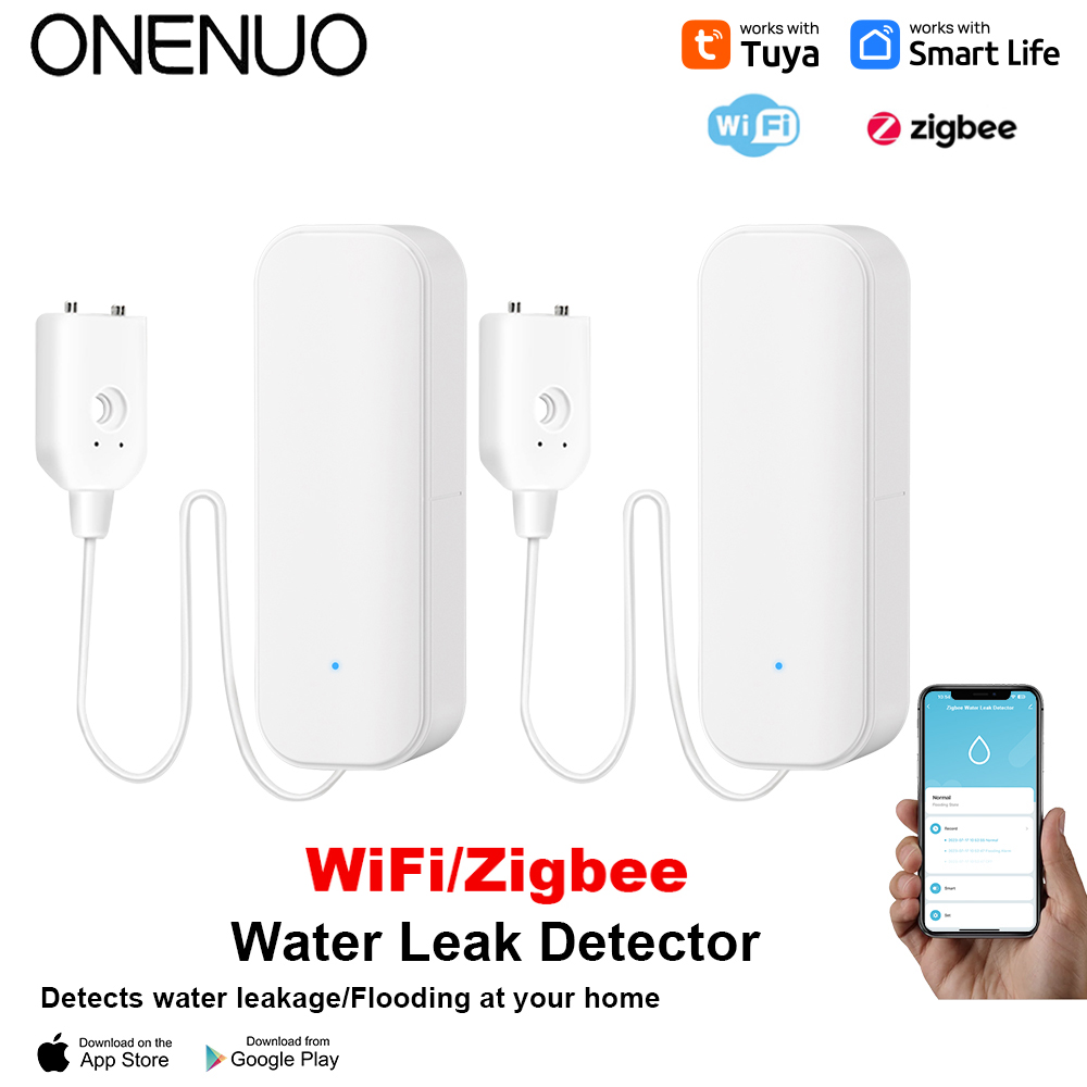 Home Security Outdoor - Sensor Air WiFi/Zigbee Tuya Alarm Kebocoran
