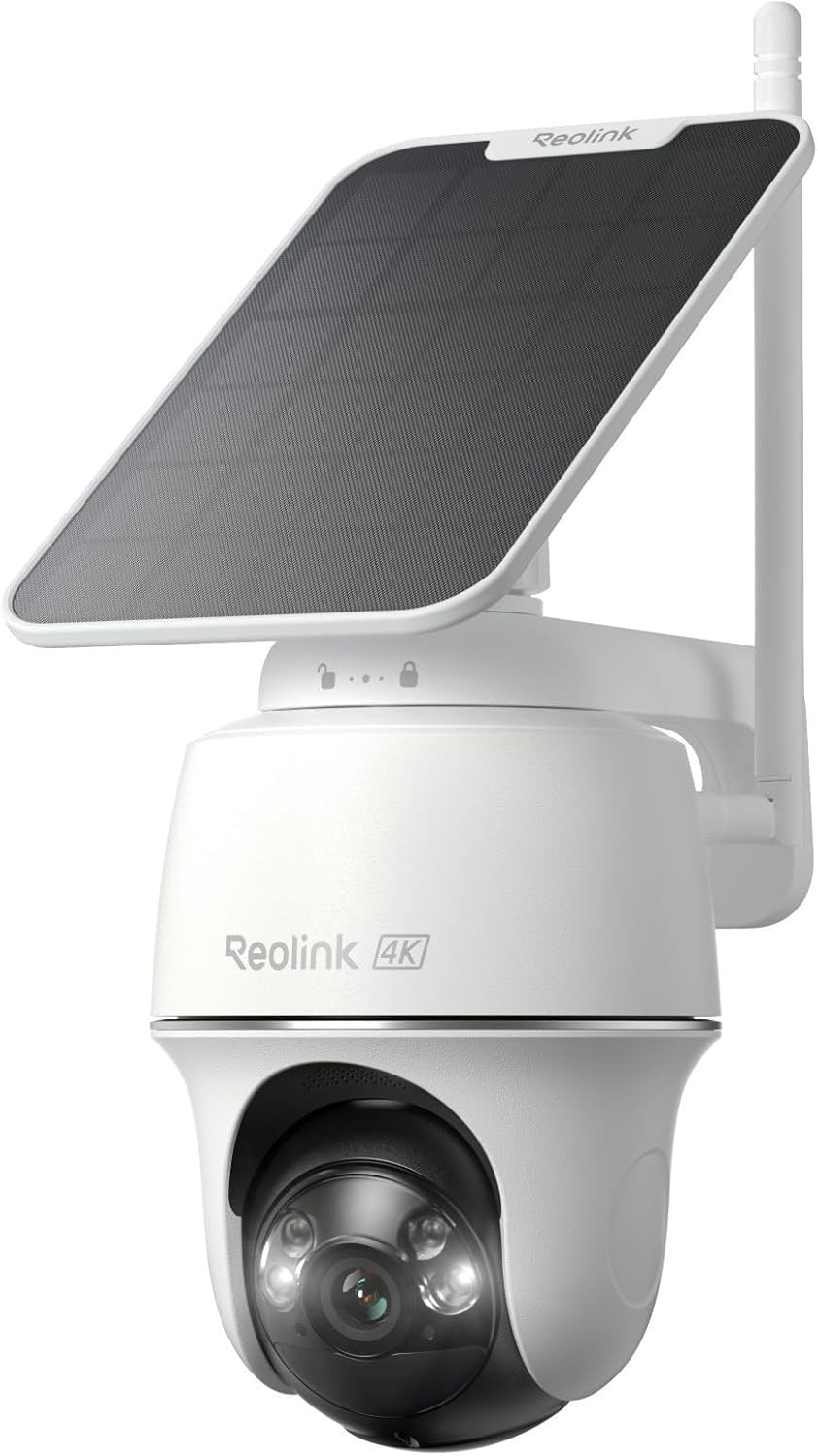Home Security Cameras No Subscription - Kamera Keamanan Tenaga Surya 4K Luar