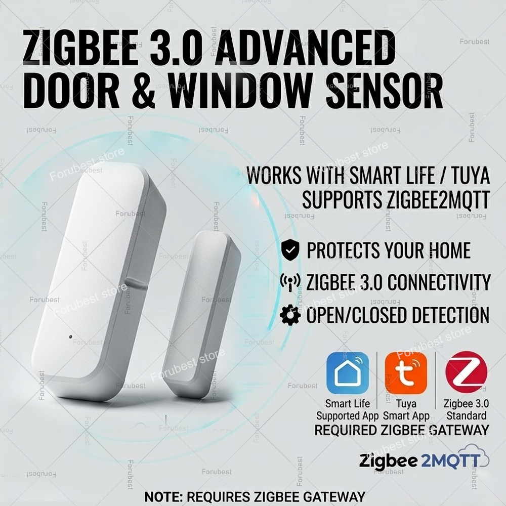 Home Security Gate - Sensor Pintu Jendela Tuya Zigbee Alarm