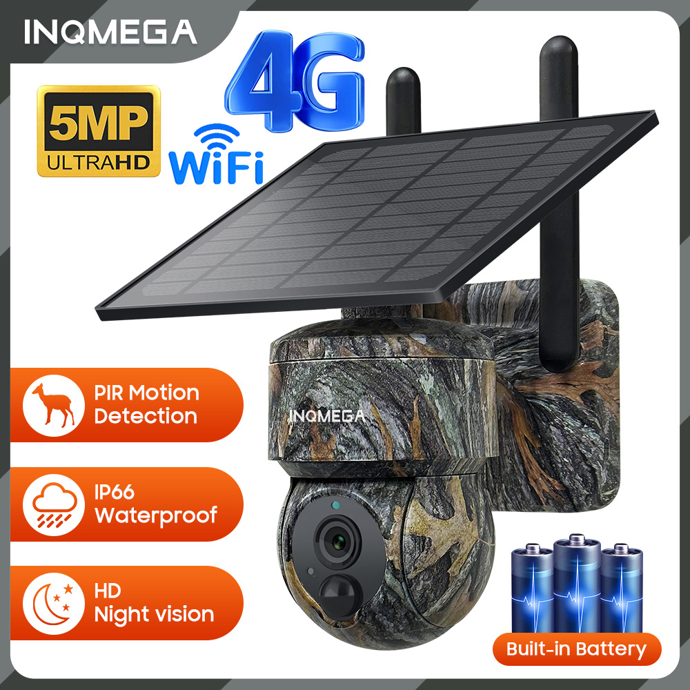 Camera Solar Wireless - INQMEGA kamera keamanan tenaga surya, kamera