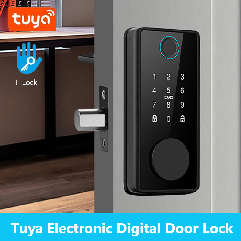 Door Lock Smart Keypad - Kunci Pintu Sidik Jari Pintar dengan