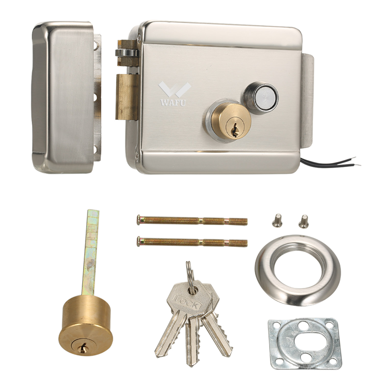 Door Lock Smart Keypad - WAFU kunci pintu gerbang listrik cerdas,