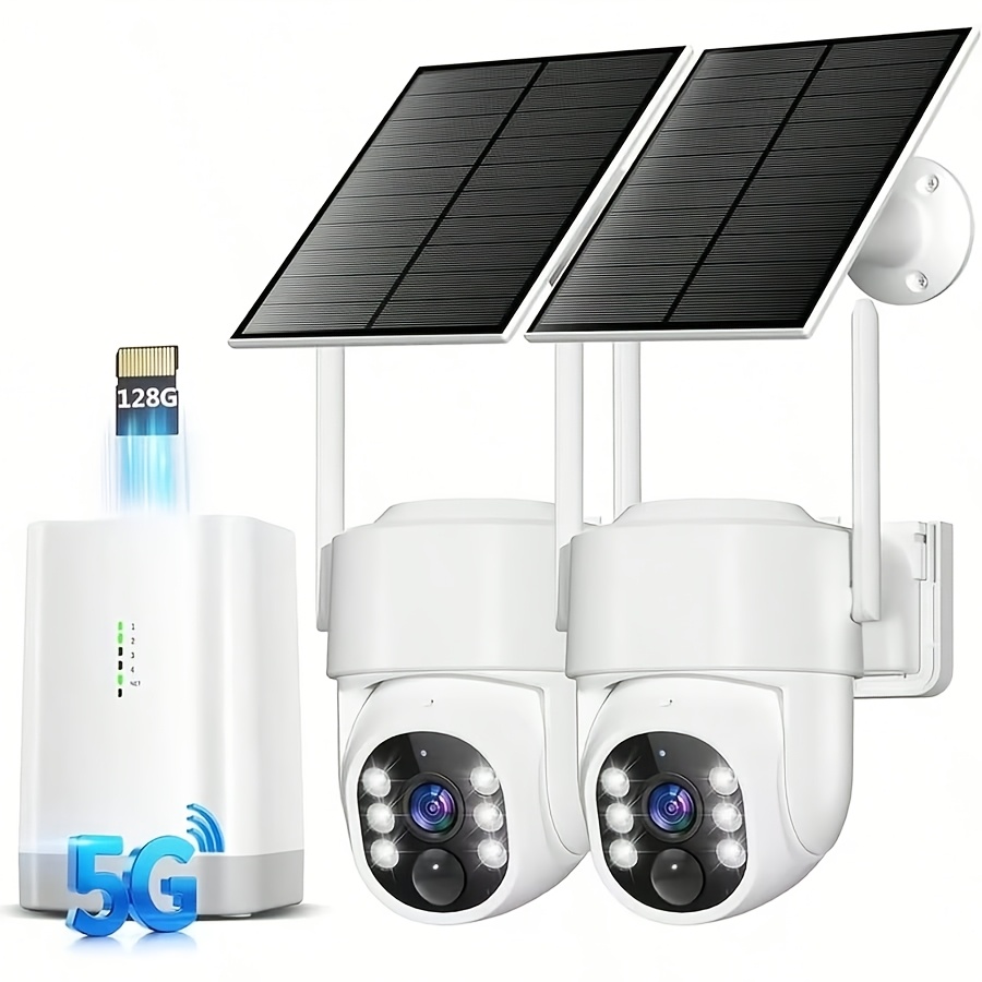 Home Security Cameras No Subscription - Kamera Keamanan 4MP Nirkabel Luar Ruangan,