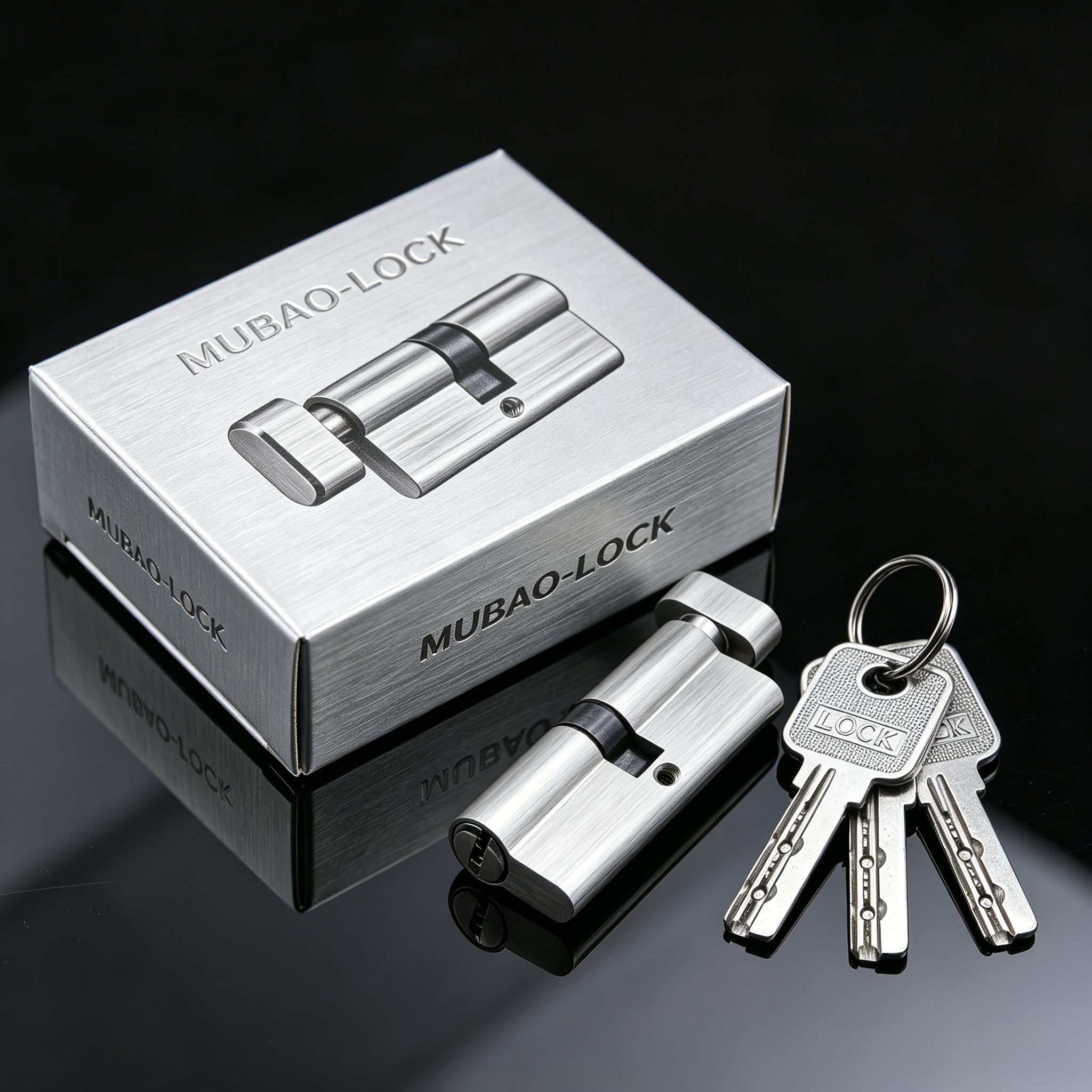 Home Security Safe - Silinder Kunci Standar Eropa yang Indah,