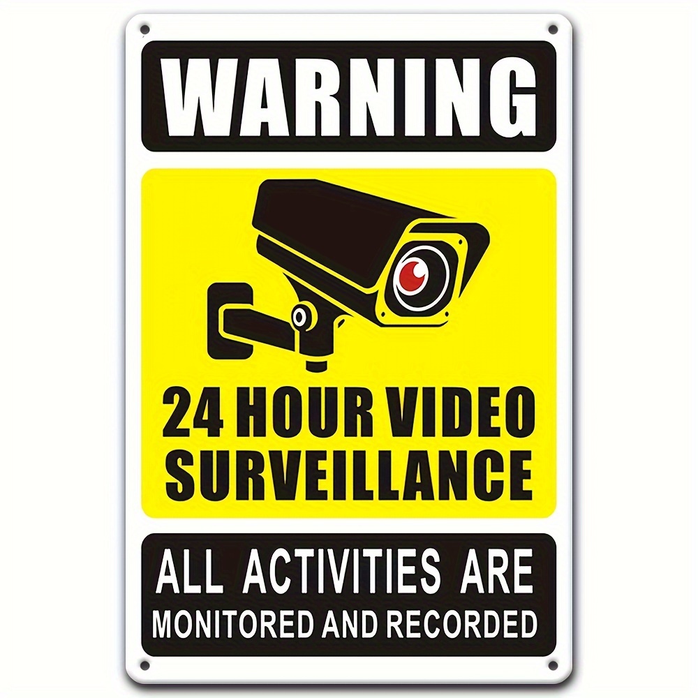 Home Security Outdoor Camera System - Tanda Peringatan Pengawasan Video 24/7 -