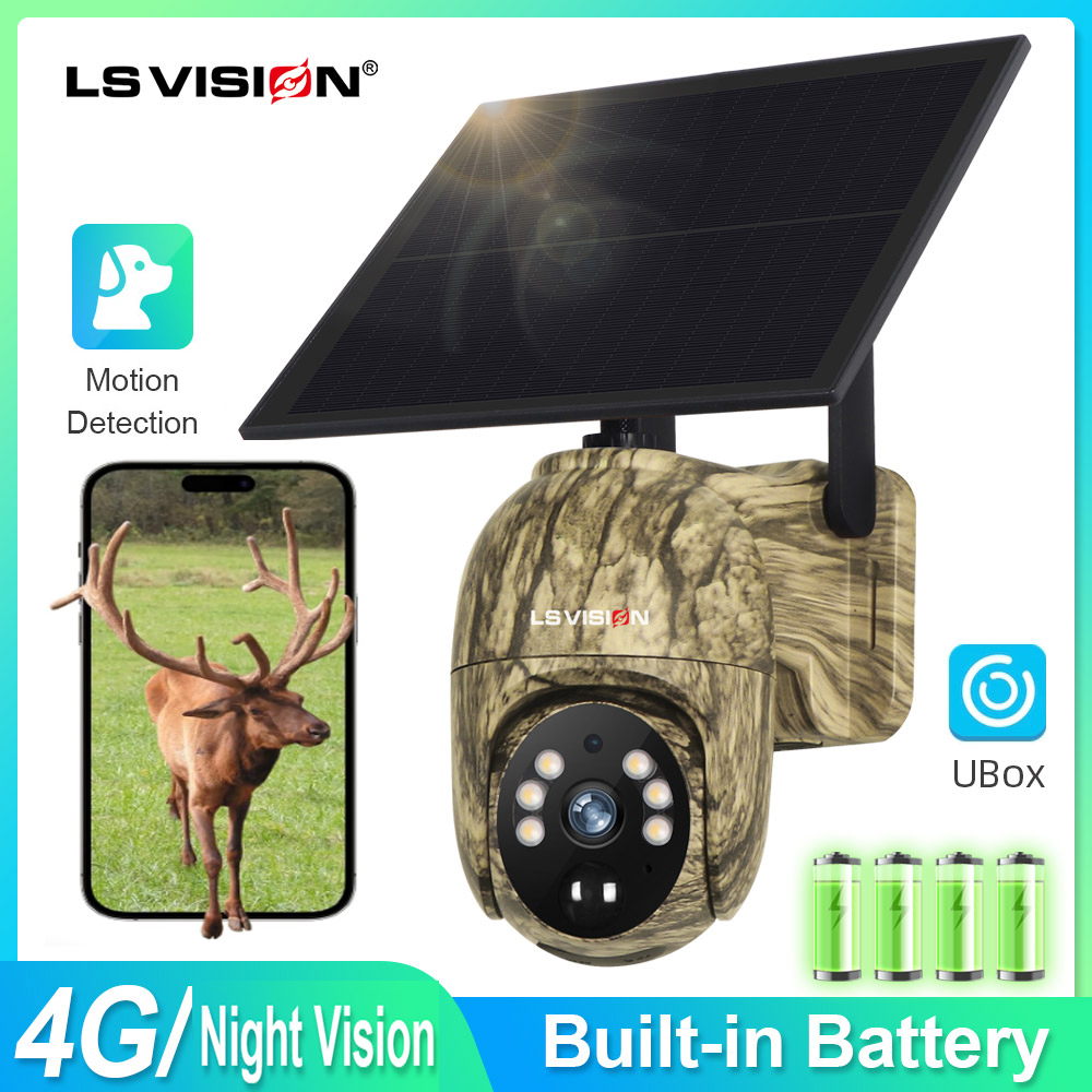 Home Security Outdoor Camera System - Kamera Satwa Liar LS VISION Solar