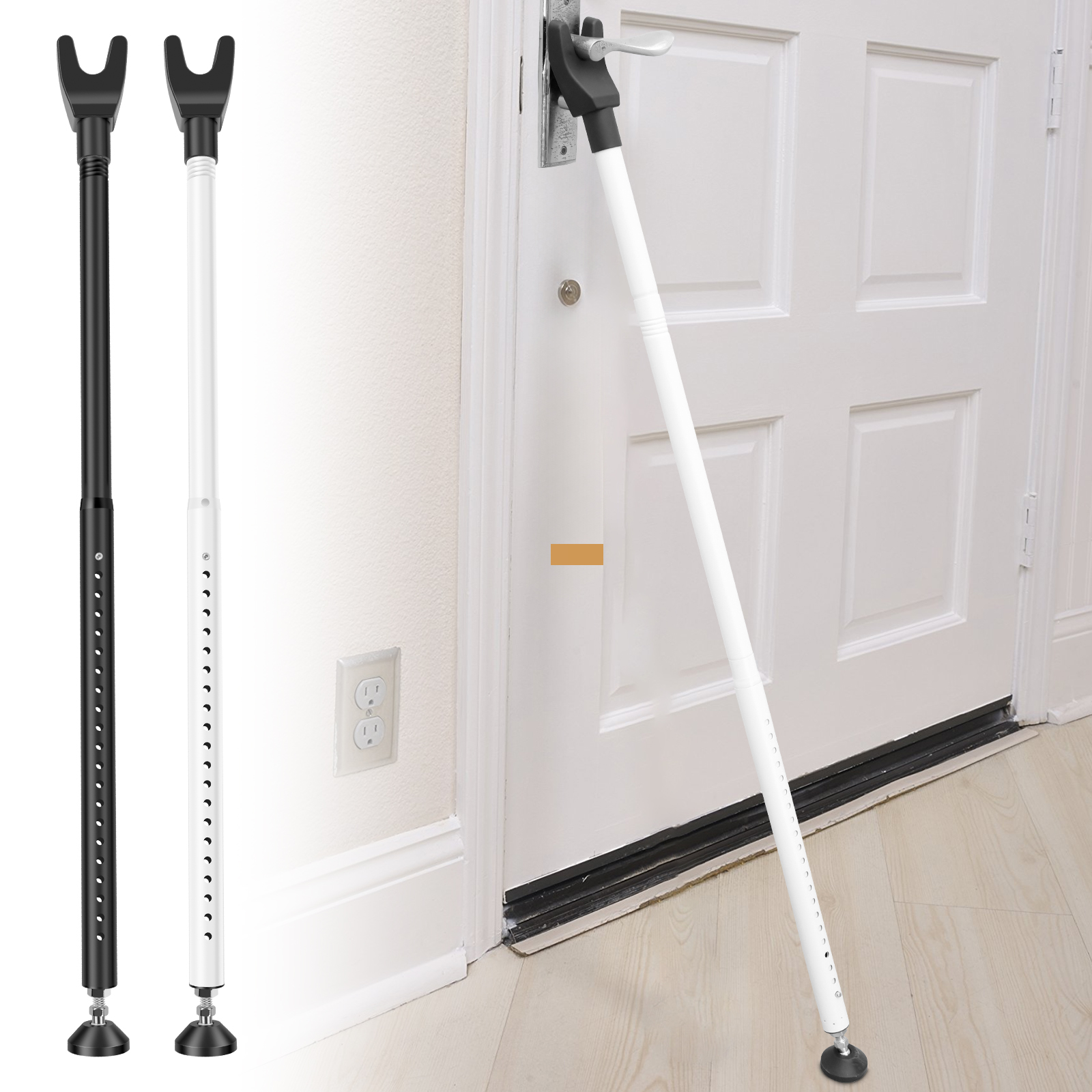Home Security Door Reinforcement Lock - Batang Kunci Pintu Geser 44-55 Inci