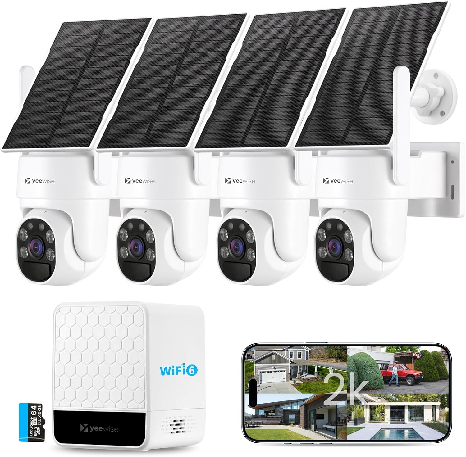 Home Security Cameras No Subscription - Sistem Kamera Keamanan Tenaga Surya Nirkabel