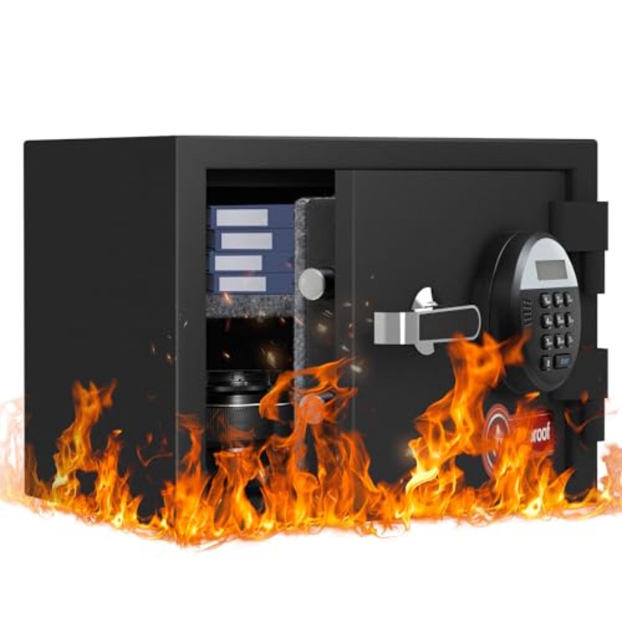 Safe Box Digital - Brankas rumah tahan api untuk uang,