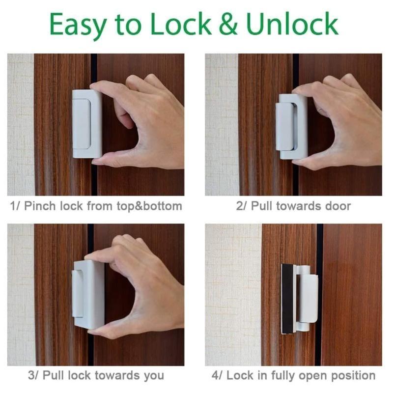 Home Security Door Reinforcement Lock - 652F Kunci Penguat Pintu Keamanan Rumah