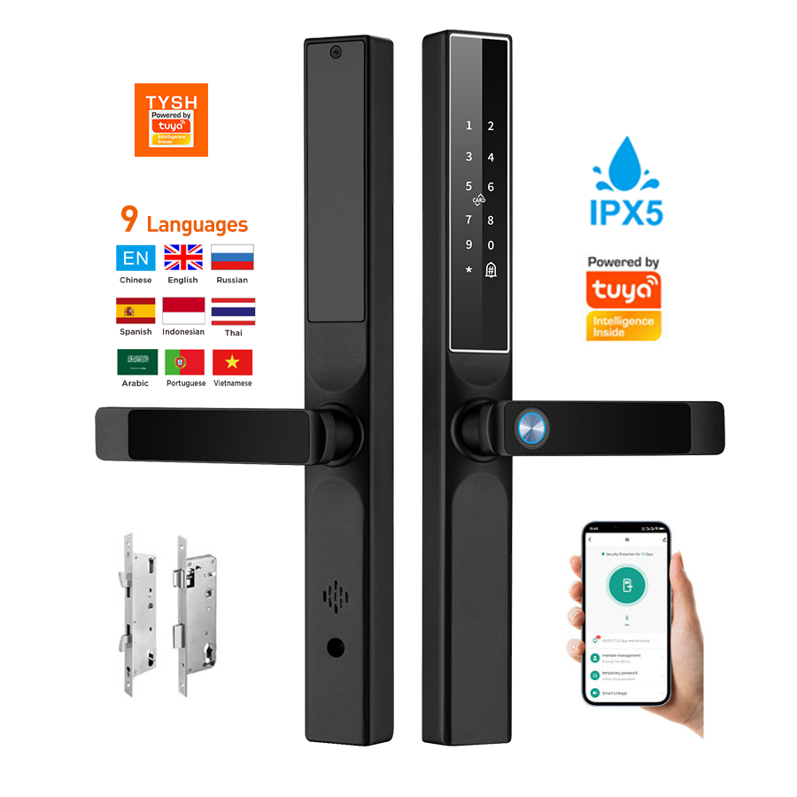 Home Security Ideas - Kunci Pintu Sidik Jari Aplikasi Tuya,