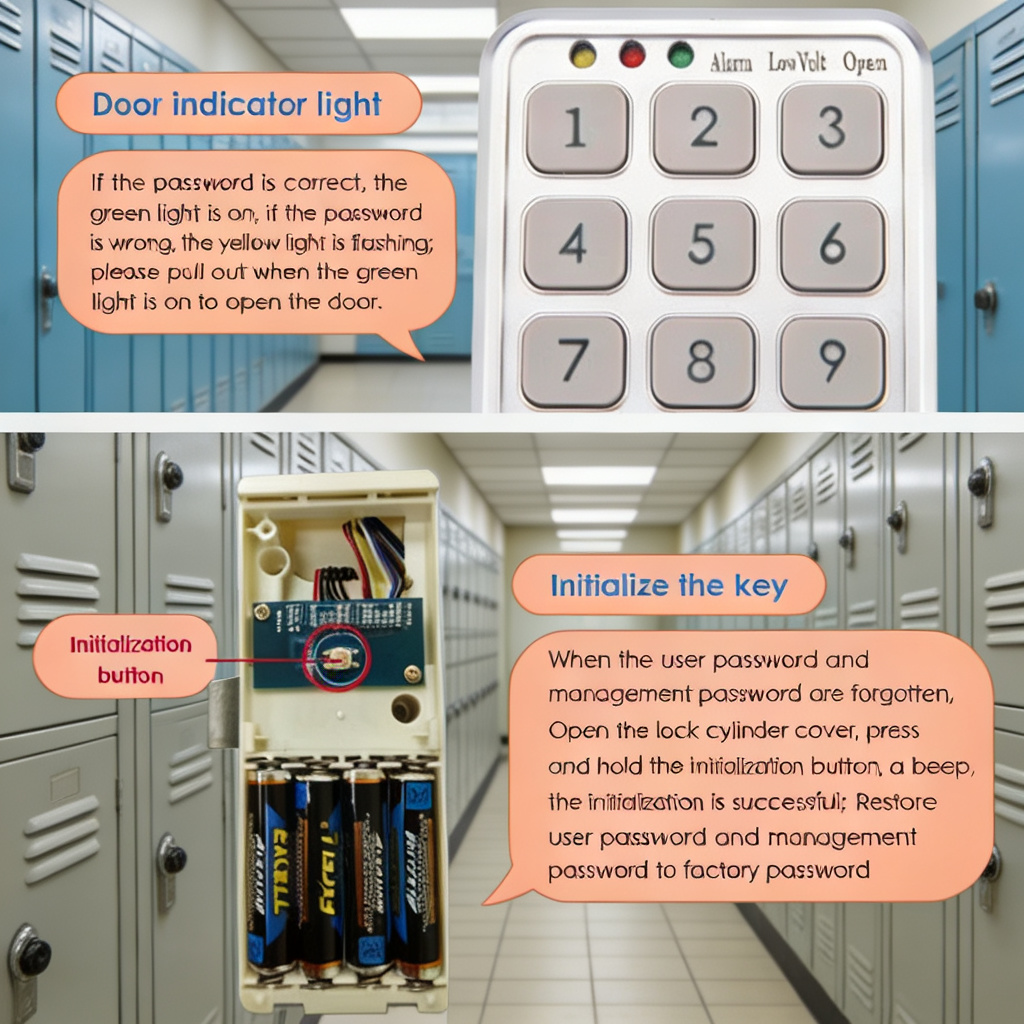 Door Lock Smart Keypad - Kunci Laci Kata Sandi Digital Cerdas