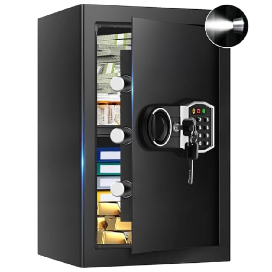 Home Security Safe - Brankas keamanan rumah: Kotak baja tahan