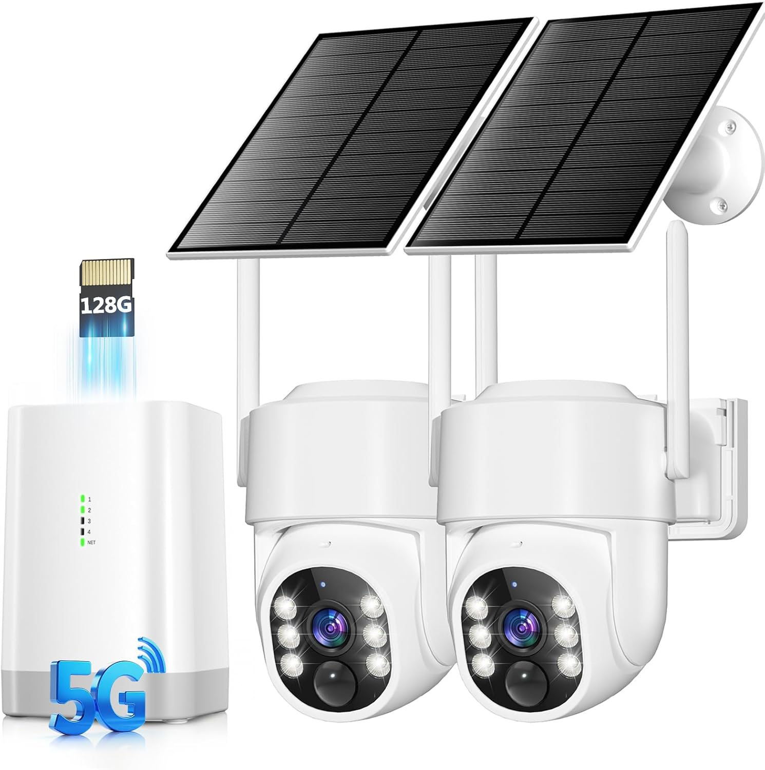 Home Security Cameras No Subscription - Kamera Keamanan Luar Ruangan Nirkabel Bertenaga