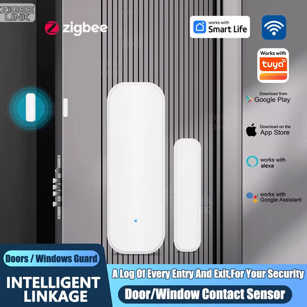 Home Security Gate - Sensor Jendela Pintu ZigBee Detektor Alarm