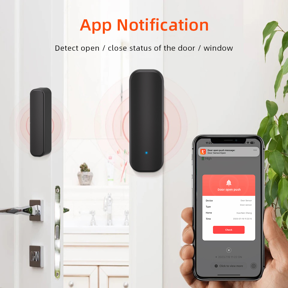 Tuya Sensor jendela pintu WiFi - Home Security Gate ulasan dan harga