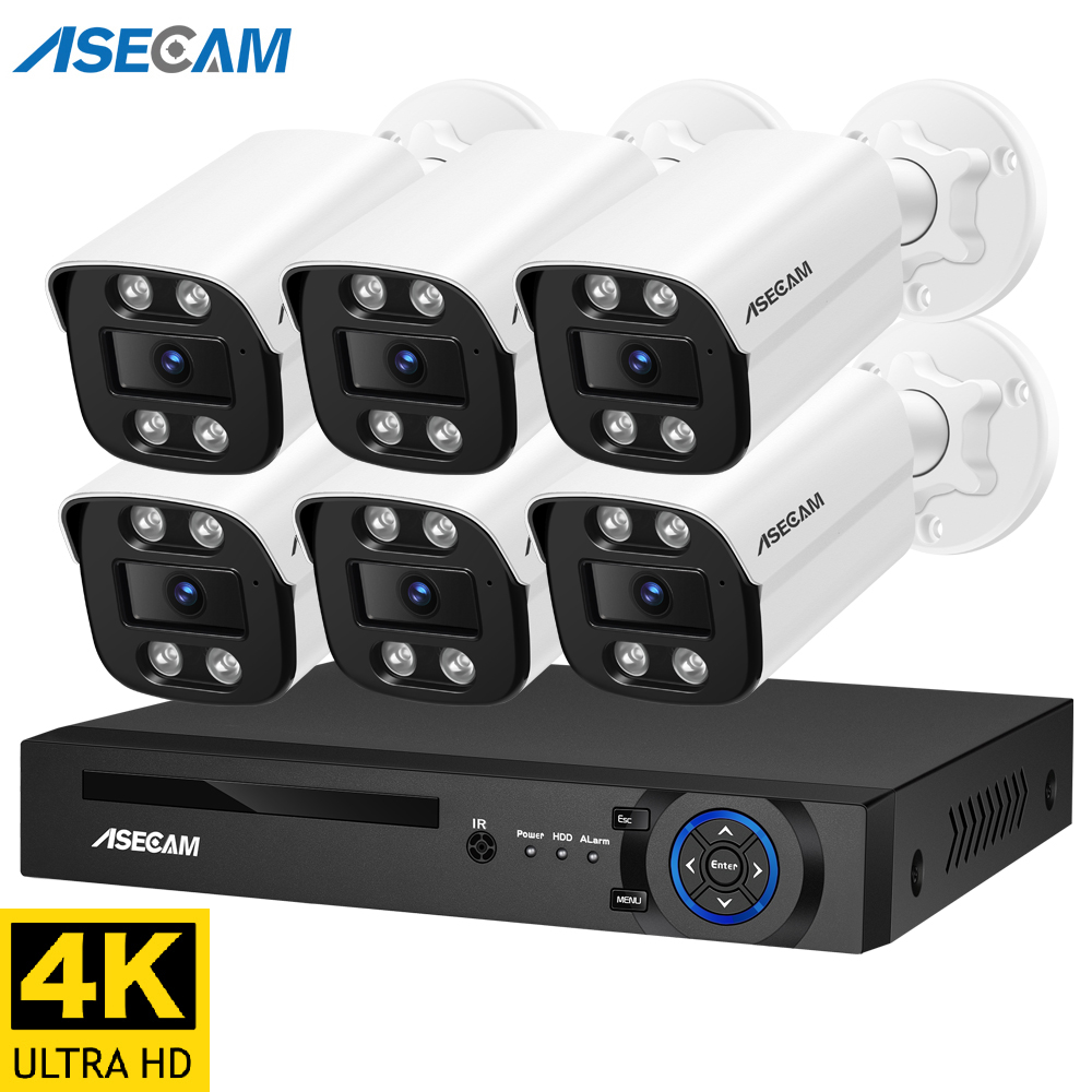 Kit sistem kamera keamanan 8MP - Home Security Outdoor Cameras ulasan dan harga
