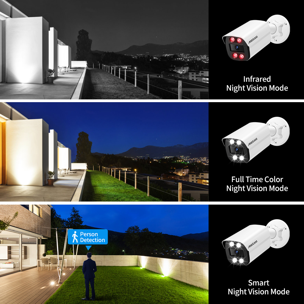 Kit sistem kamera keamanan 8MP - Home Security Outdoor Cameras ulasan dan harga