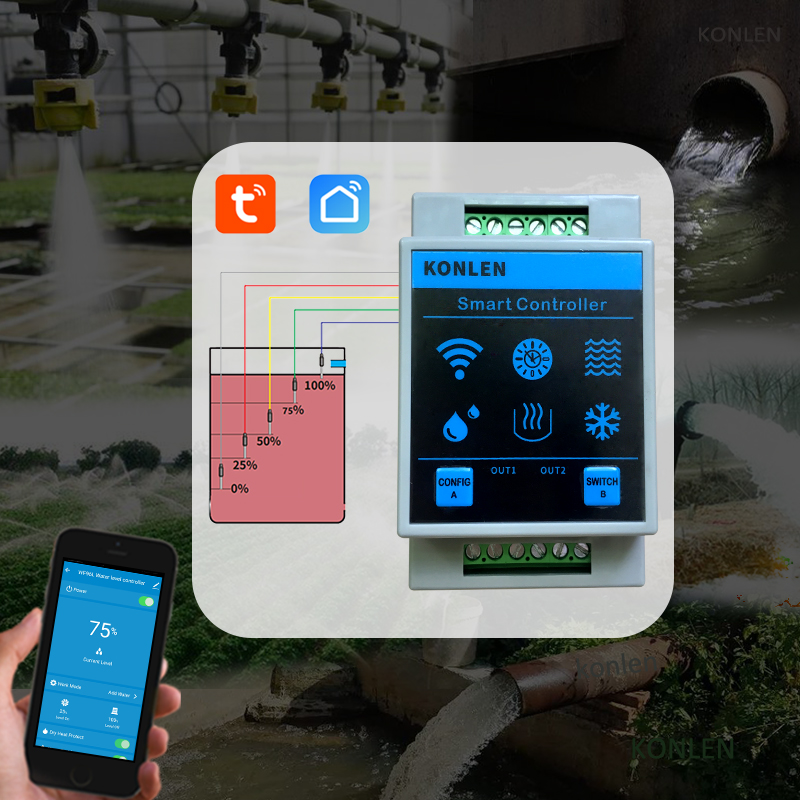 KONLEN Tuya Sensor Level Air W - Home Security Outdoor ulasan dan harga