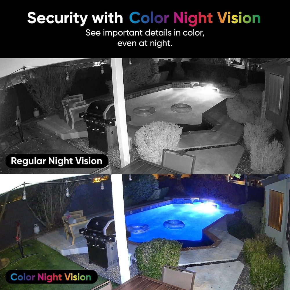 Kamera Keamanan AI 2.5K, Dalam - Home Security Cameras No Subscription ulasan dan harga