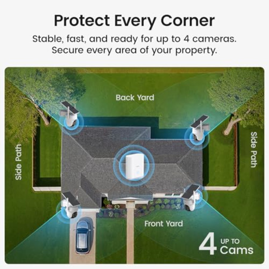 Kamera Keamanan Luar Ruangan N - Home Security Cameras No Subscription ulasan dan harga