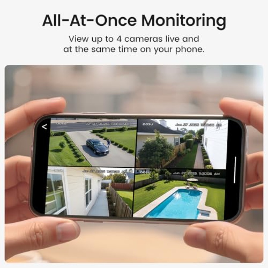Kamera Keamanan Luar Ruangan N - Home Security Cameras No Subscription ulasan dan harga