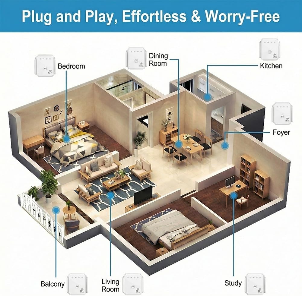 Penguat Sinyal WiFi Baru 2026  - Home Security Outdoor ulasan dan harga