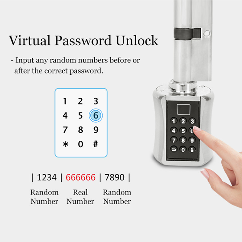 Kunci Silinder Pintar Sidik Ja - Home Security Keypad ulasan dan harga