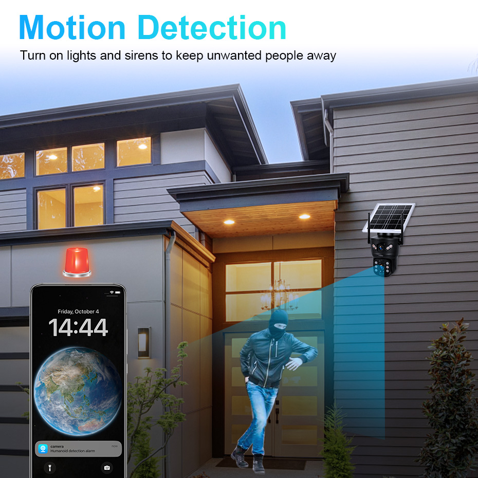 KERUI 6MP 4G SIM WiFi Kamera S - Home Security Ideas ulasan dan harga