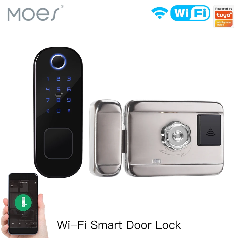 MOES pengunci pintu pintar Tuy - Home Security Ideas ulasan dan harga