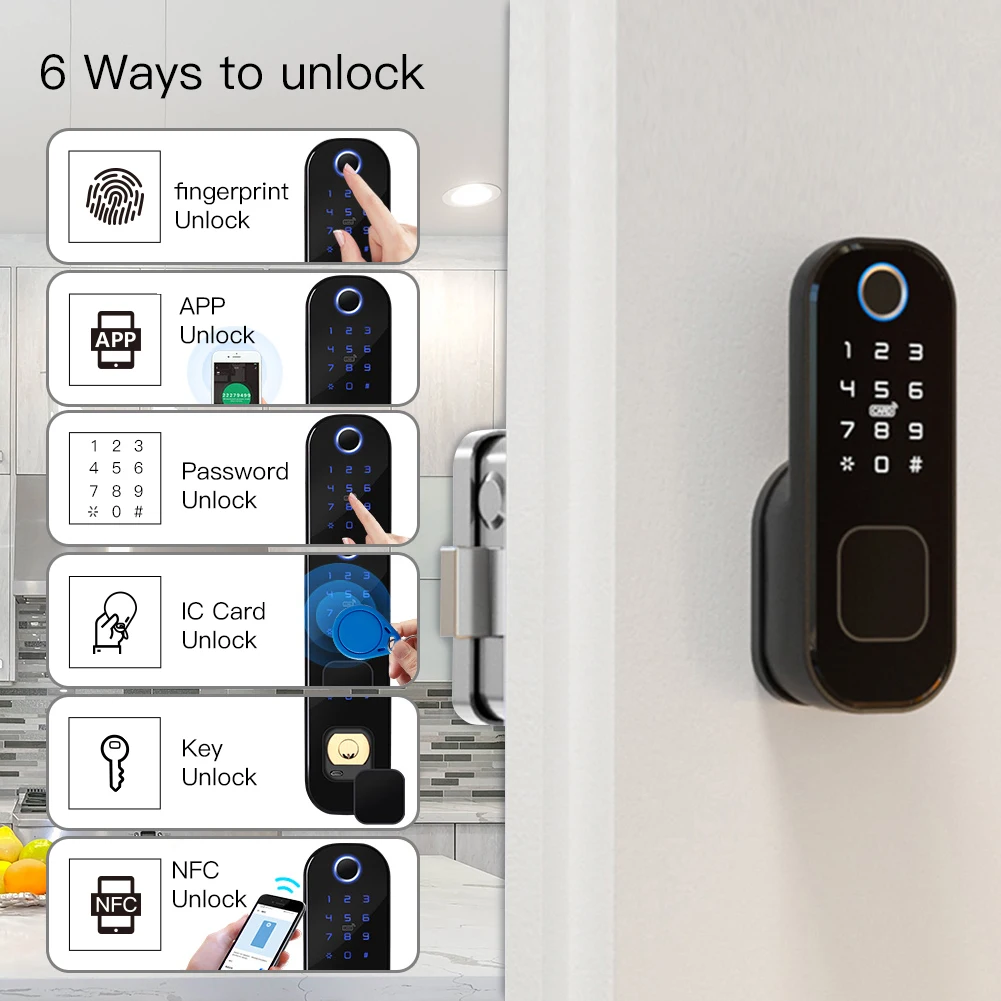 MOES pengunci pintu pintar Tuy - Home Security Ideas ulasan dan harga