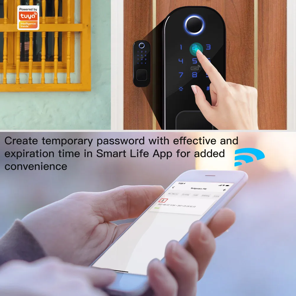 MOES pengunci pintu pintar Tuy - Home Security Ideas ulasan dan harga