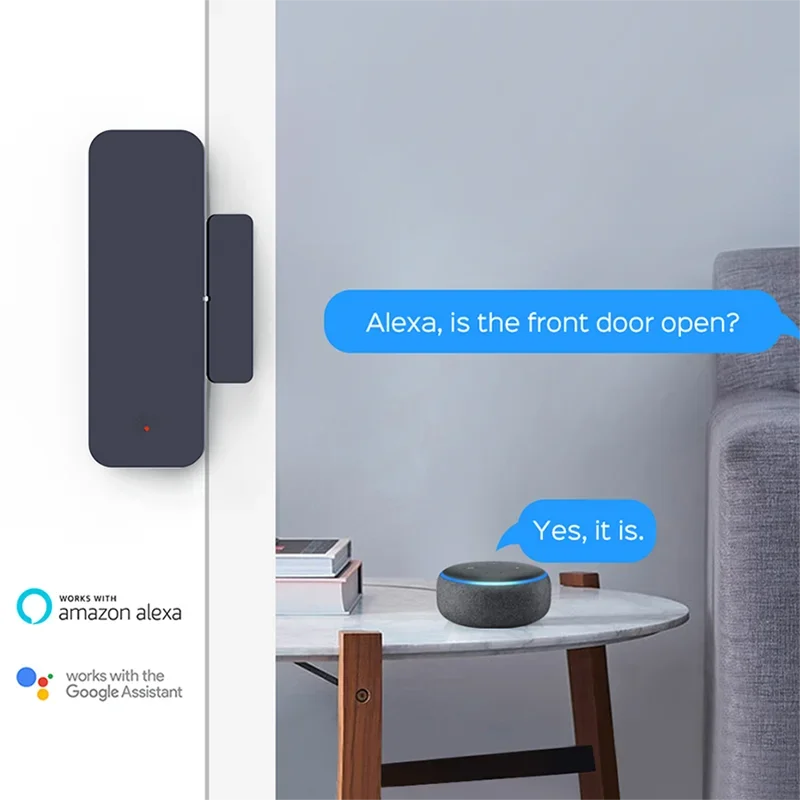 Zigbee Tuya Sensor pintu Wifi, - Home Security Gate ulasan dan harga