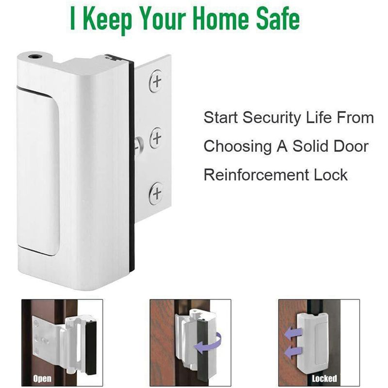 2X Kunci Pintu Keamanan Rumah  - Home Security Door Reinforcement Lock ulasan dan harga