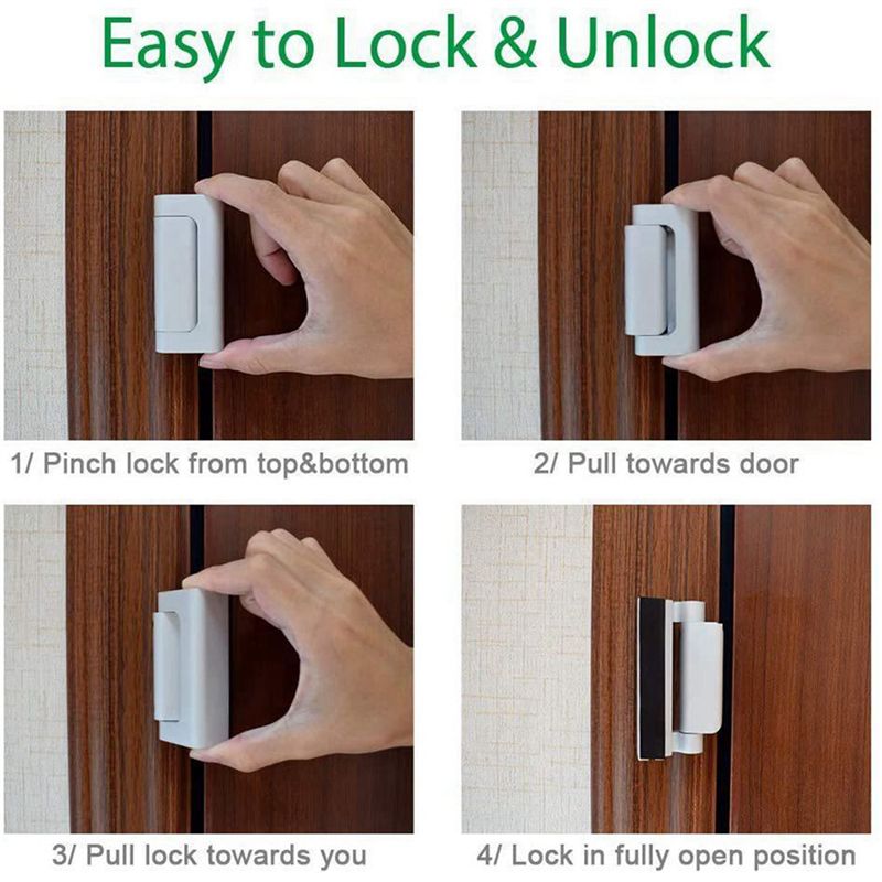 2X Kunci Pintu Keamanan Rumah  - Home Security Door Reinforcement Lock ulasan dan harga