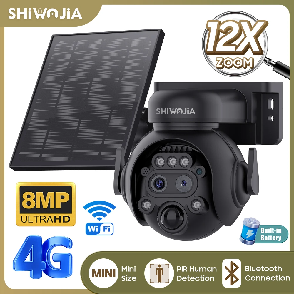 SHIWOJIA kamera keamanan tenag - Home Security Outdoor Cameras ulasan dan harga