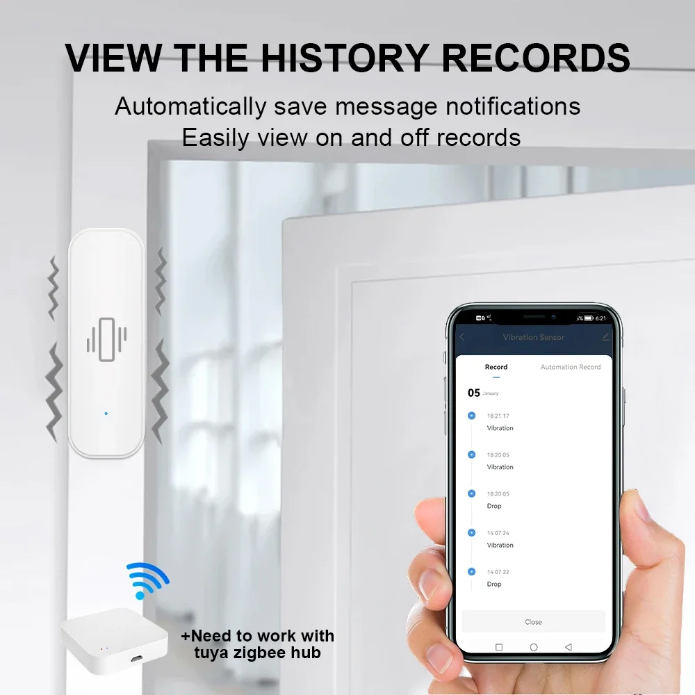 Aplikasi Sensor Getaran ZigBee - Home Security Gadgets ulasan dan harga