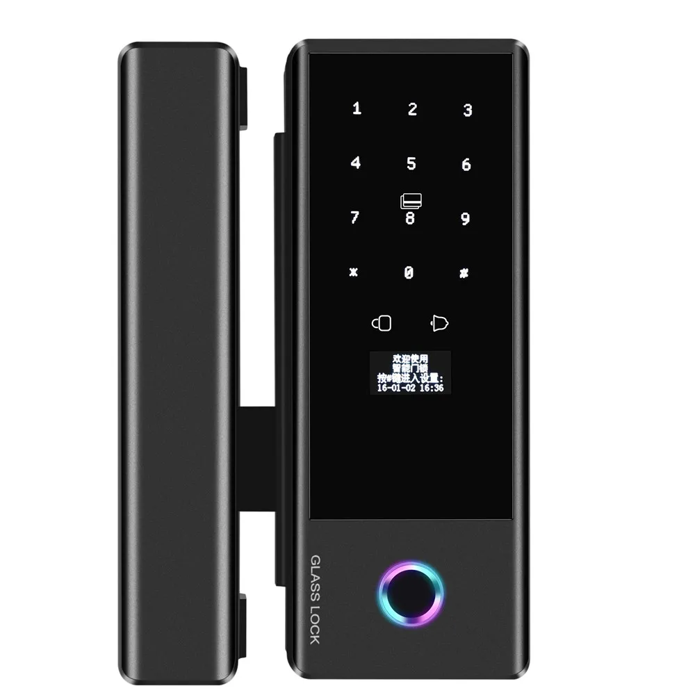 Kunci Pintu Kaca Ttlock Ble, K - Door Lock Smart Keypad ulasan dan harga