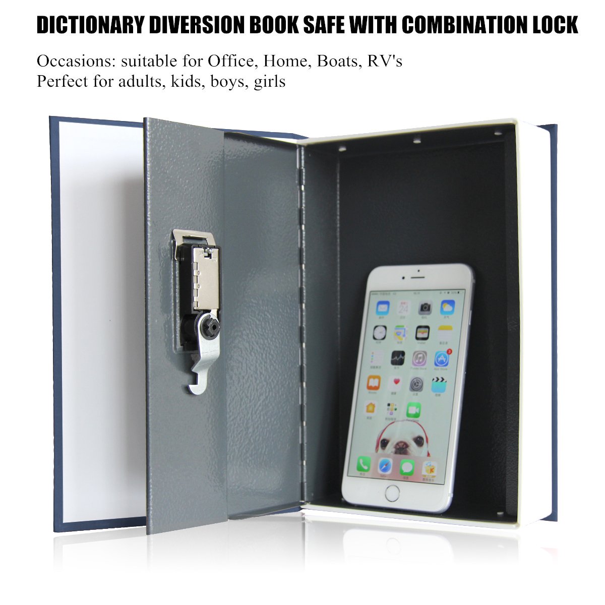 Buku aman dengan kunci kombina - Home Security Safe ulasan dan harga