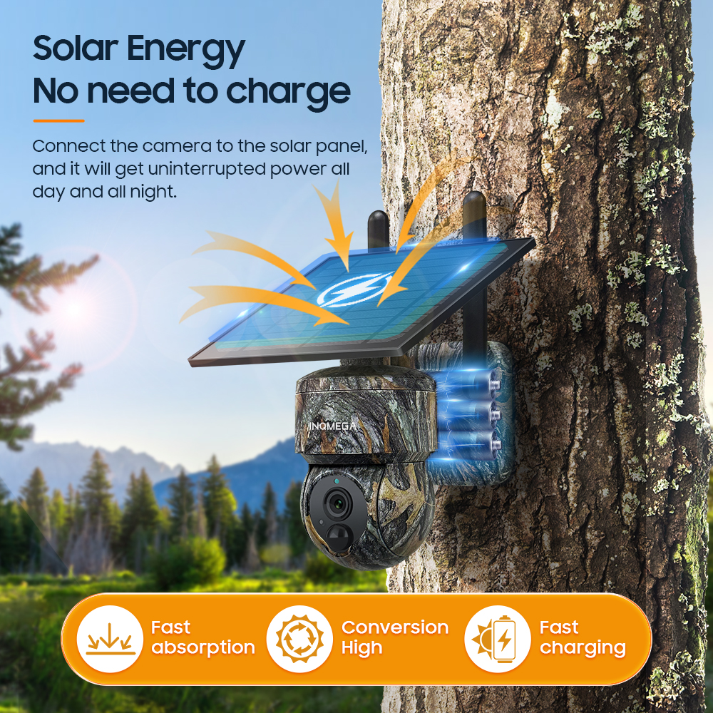 INQMEGA kamera keamanan tenaga - Camera Solar Wireless ulasan dan harga