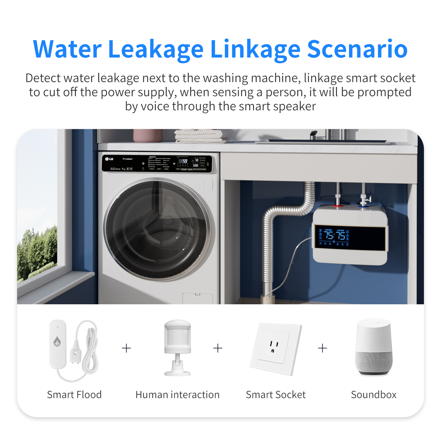 Sensor Alarm Kebocoran Air WiF - Home Security Gadgets ulasan dan harga