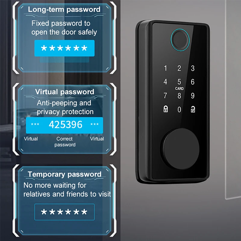 Kunci Pintu Sidik Jari Pintar  - Door Lock Smart Keypad ulasan dan harga