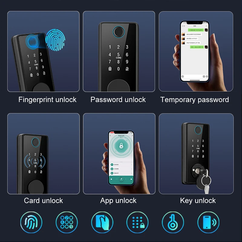 Kunci Pintu Sidik Jari Pintar  - Door Lock Smart Keypad ulasan dan harga