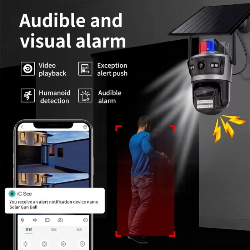 Kamera Keamanan CCTV IP Nirkab - Home Security Outdoor Cameras ulasan dan harga