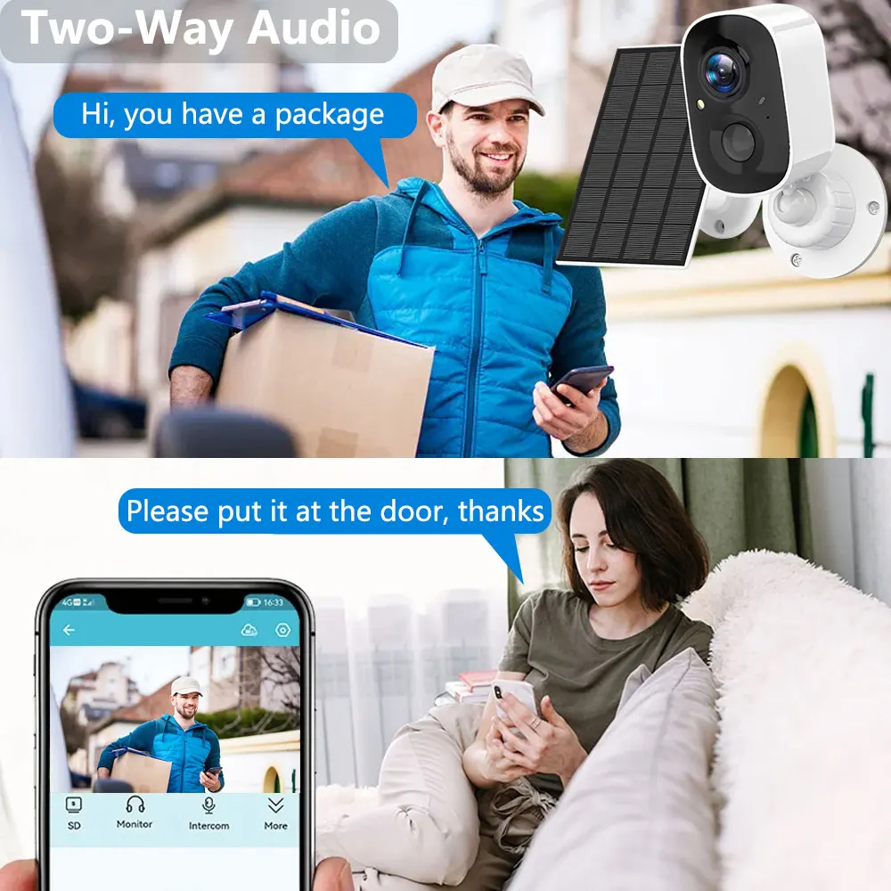 Sistem Kamera WiFi Tenaga Sury - Camera Solar Wireless ulasan dan harga