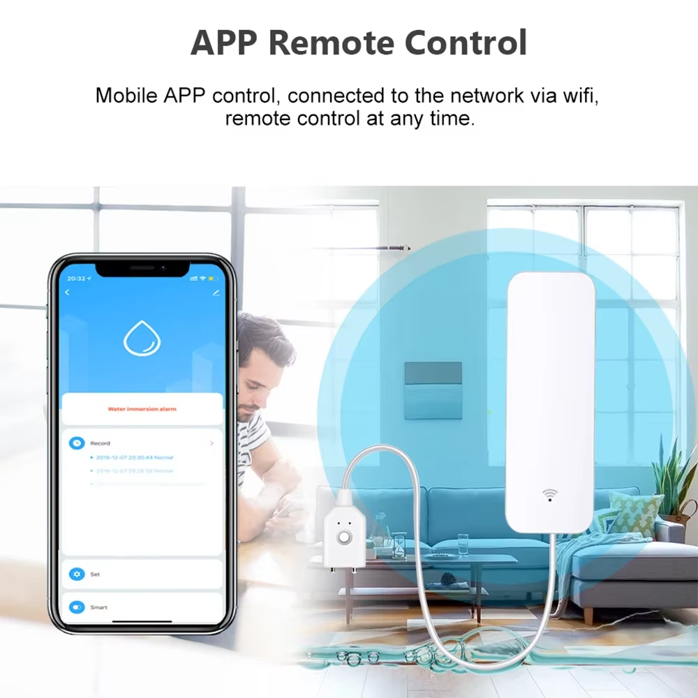 ZigBee WiFi Sensor Kebocoran A - Home Security Gadgets ulasan dan harga