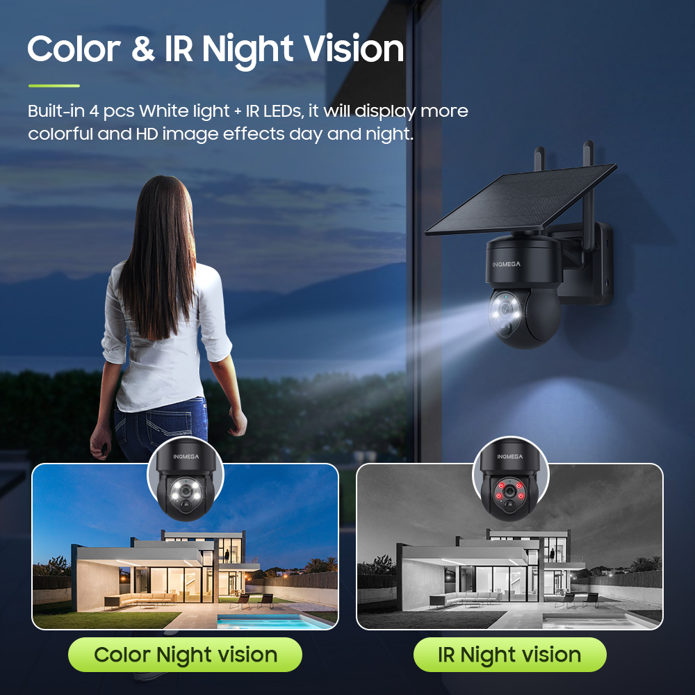 INQMEGA 8MP TUYA Kamera Surya  - Camera Solar Wireless ulasan dan harga