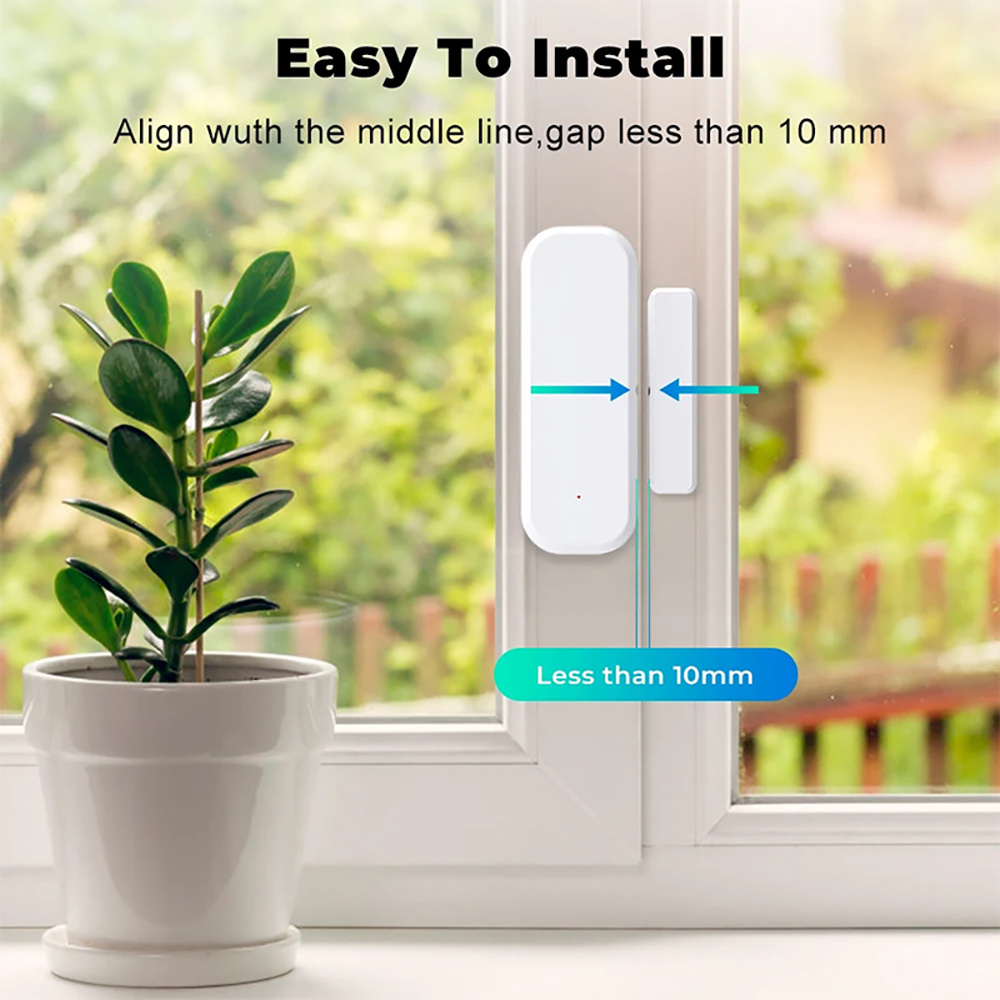 Tuya WiFi Sensor Jendela Pintu - Home Security Gate ulasan dan harga